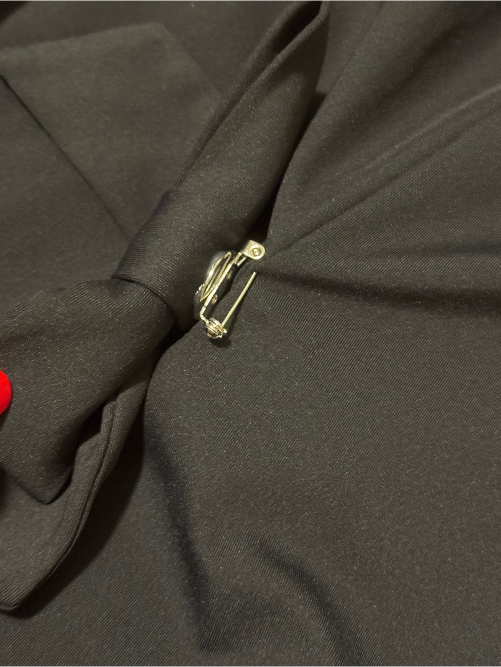 HALARA Black Skirt with Front Bow Details. Size Medium. NWT. - Picture 3 of 7
